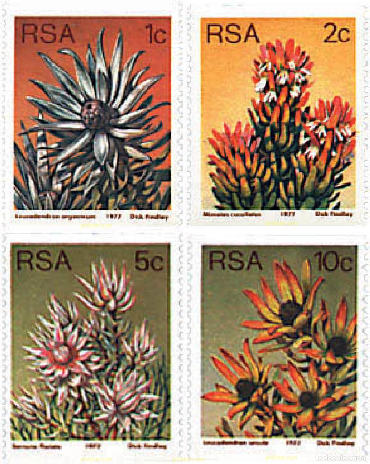 Sellos: 78840 MNH SUDAFRICA 1977 FLORES