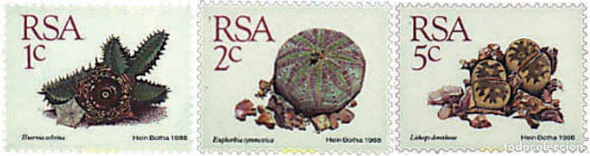 Sellos: 354343 MNH SUDAFRICA 1988 PLANTAS CRASAS