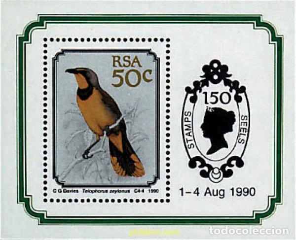 Stamps: 36418 MNH SUDAFRICA 1990 PAJAROS DEL AFRICA DEL SUR
