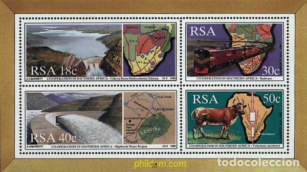 Stamps: 56108 MNH SUDAFRICA 1990 COOPERACION ENTRE ESTADOS EN AFRICA DEL SUR