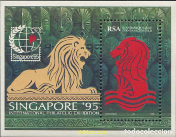 Stamps: 28795 MNH SUDAFRICA 1995 SINGAPORE 95. EXPOSICION FILATELICA INTERNACIONAL