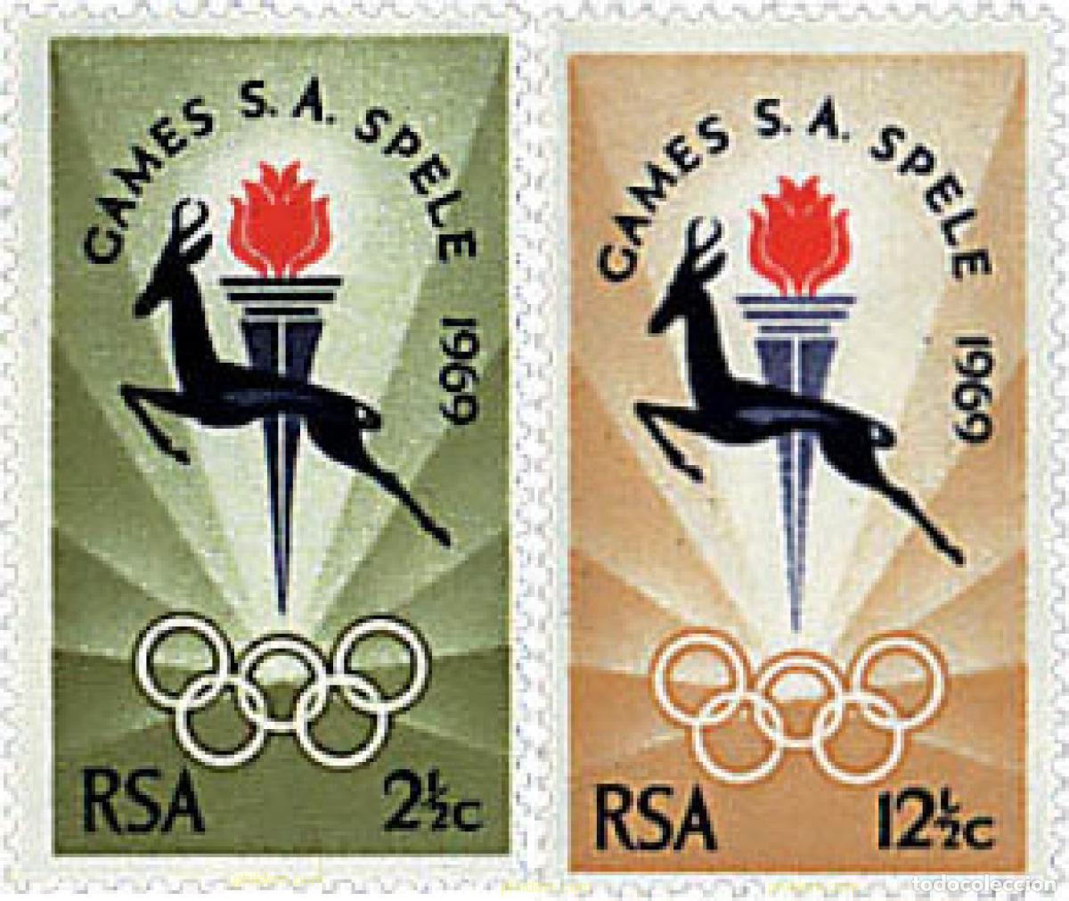 Sellos: 28818 MNH SUDAFRICA 1969 JUEGOS DEPORTIVOS