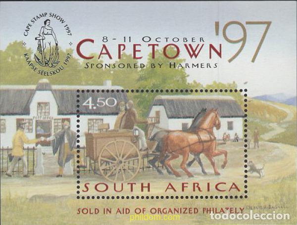 Sellos: 78719 MNH SUDAFRICA 1997 CAPE STAMP SHOW 97. EXPOSICION FILATELICA NACIONAL