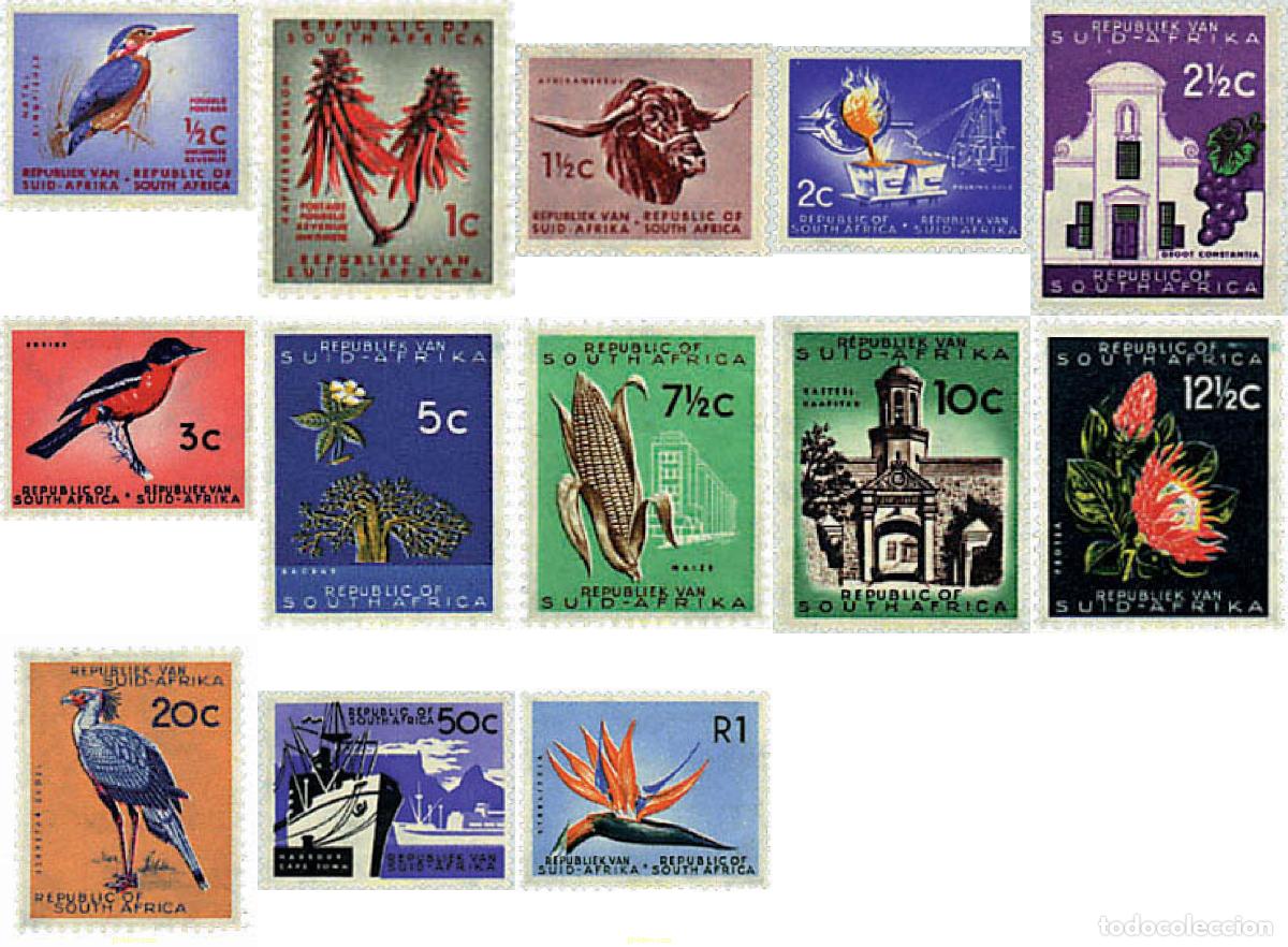 Selos: 96532 MNH SUDAFRICA 1961 MOTIVOS VARIOS