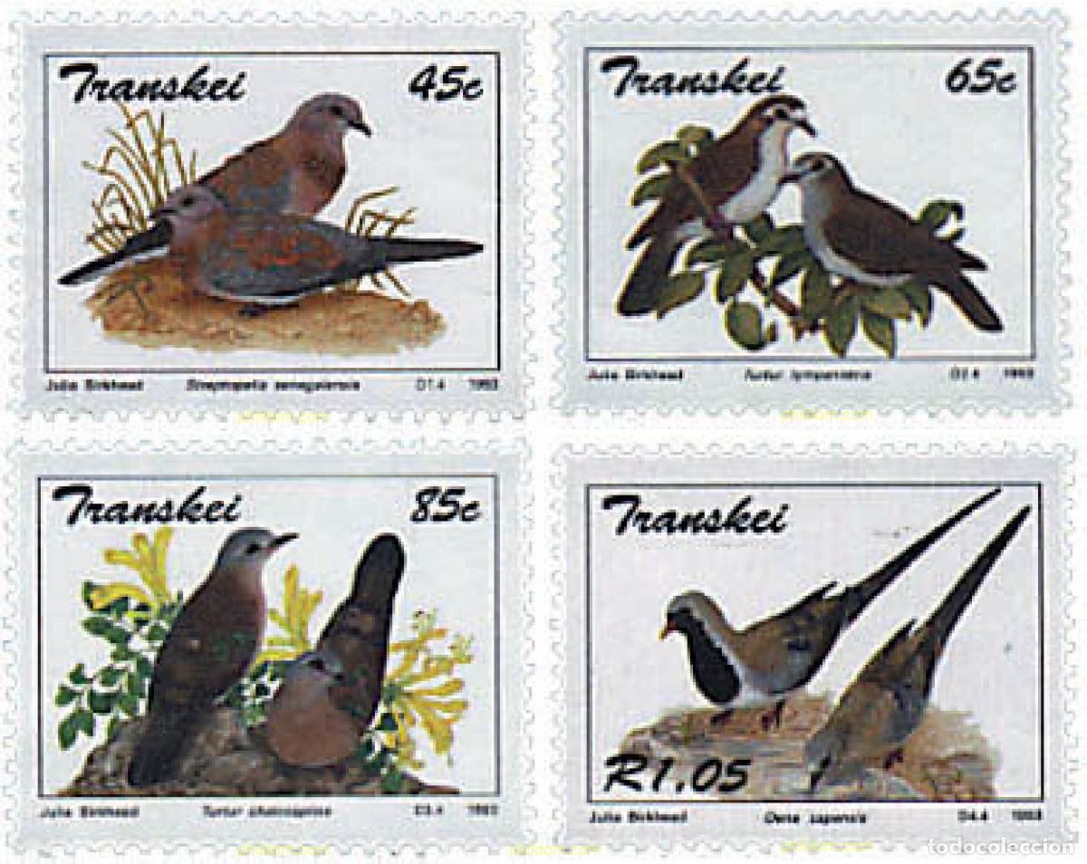Sellos: 33718 MNH TRANSKEI 1993 PALOMAS