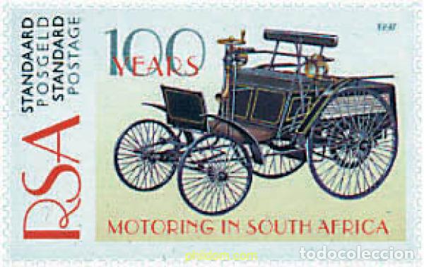 Sellos: 49145 MNH SUDAFRICA 1997 100 A&Ntilde;OS DEL AUTOMOVIL EN AFRICA DEL SUR