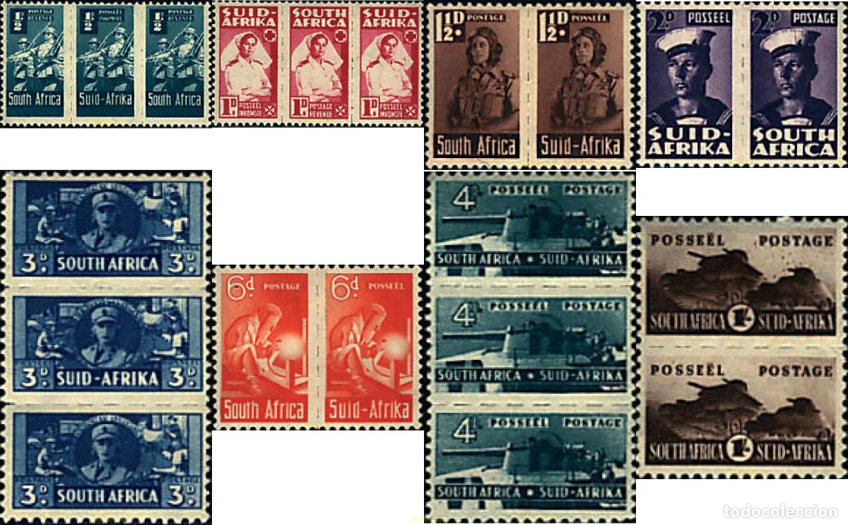 Sellos: 6503 HINGED SUDAFRICA 1942 SERIE BASICA