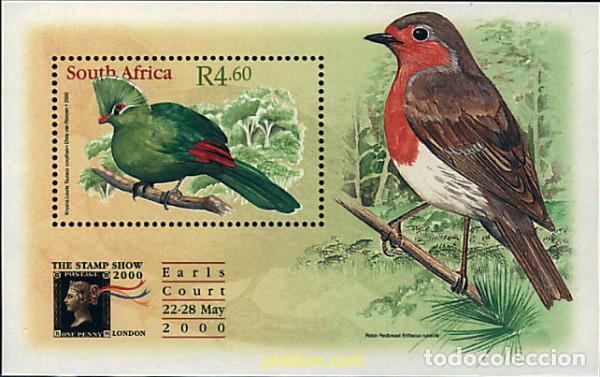 Sellos: 61509 MNH SUDAFRICA 2000 STAMP SHOW 2000. EXPOSICION FILATELICA INTERNACIONAL