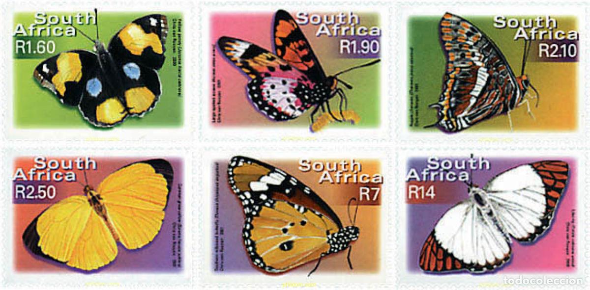 Sellos: 77305 MNH SUDAFRICA 2001 MARIPOSAS