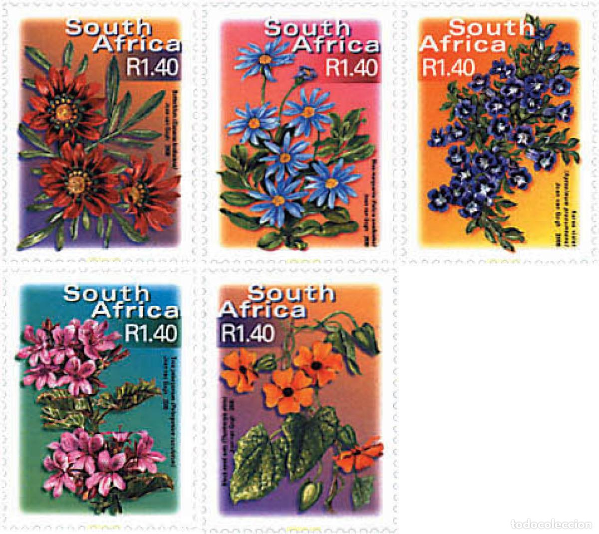 Sellos: 78844 MNH SUDAFRICA 2001 FLORES