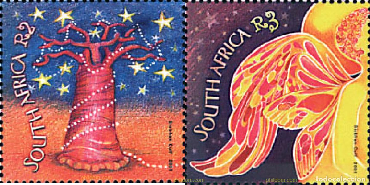 Sellos: 87512 MNH SUDAFRICA 2001 NAVIDAD