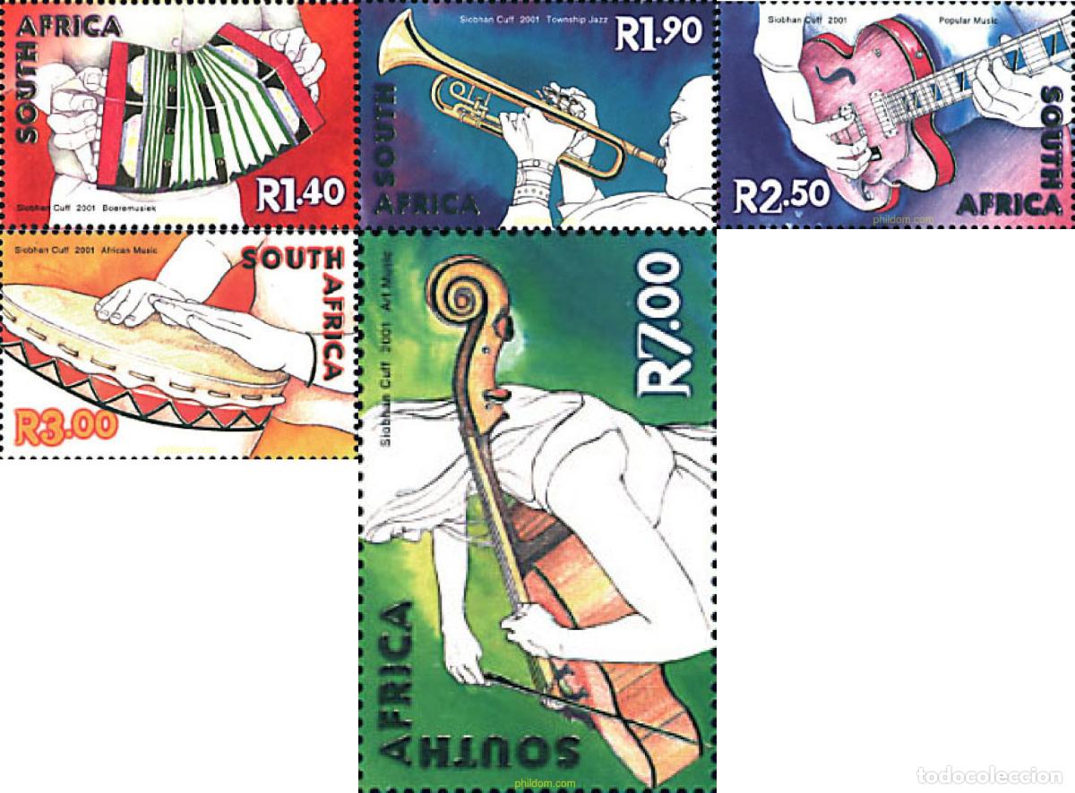Sellos: 87504 MNH SUDAFRICA 2001 MUSICA