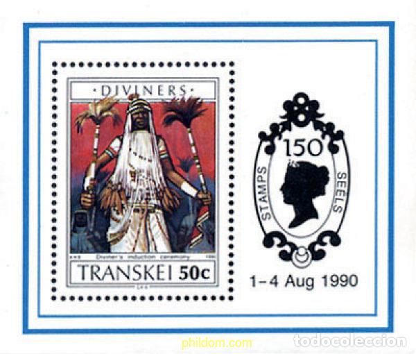 Sellos: 149919 MNH TRANSKEI 1990 150 ANIVERSARIO DEL PRIMER SELLO