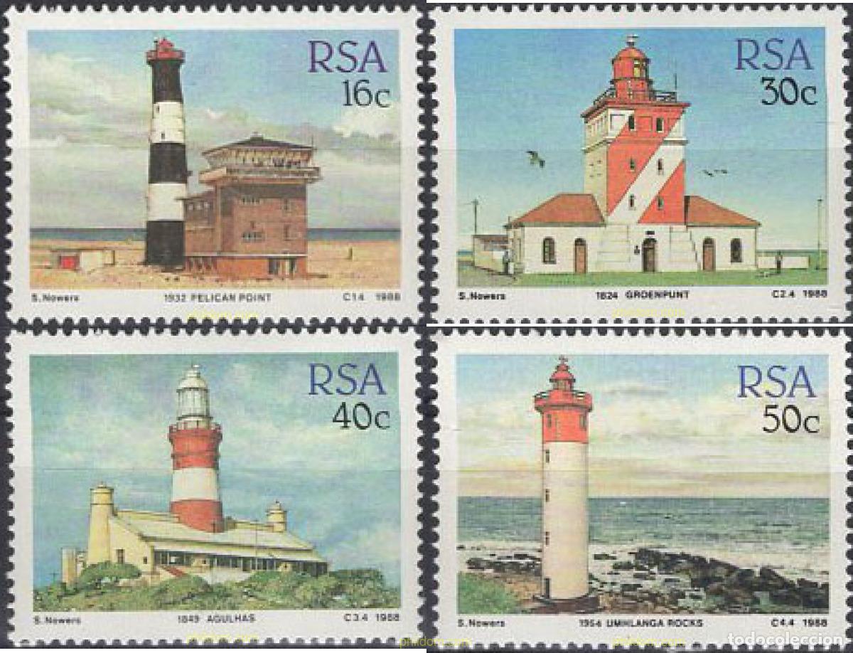 Sellos: 149890 MNH SUDAFRICA 1988 FAROS
