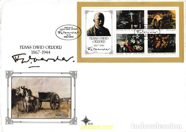 Sellos: 449076 MNH SUDAFRICA 1985 PINTURAS