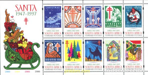 Sellos: 281662 MNH SUDAFRICA 1997 NAVIDAD