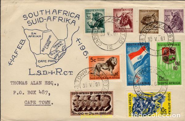 Sellos: 771937 MNH SUDAFRICA 1961 FAUNA DE SUDAFRICA