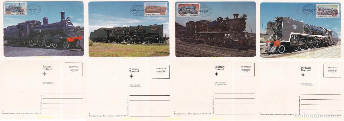 Sellos: 766164 USED SUDAFRICA 1983 LOCOMOTORAS DE VAPOR