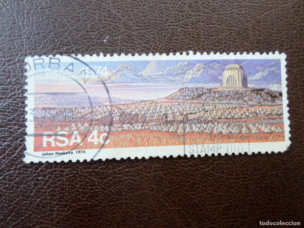 Sellos: -africa del sur, 1974, 25 aniversario monumento a los pioneros de pretoria, Yvert 379