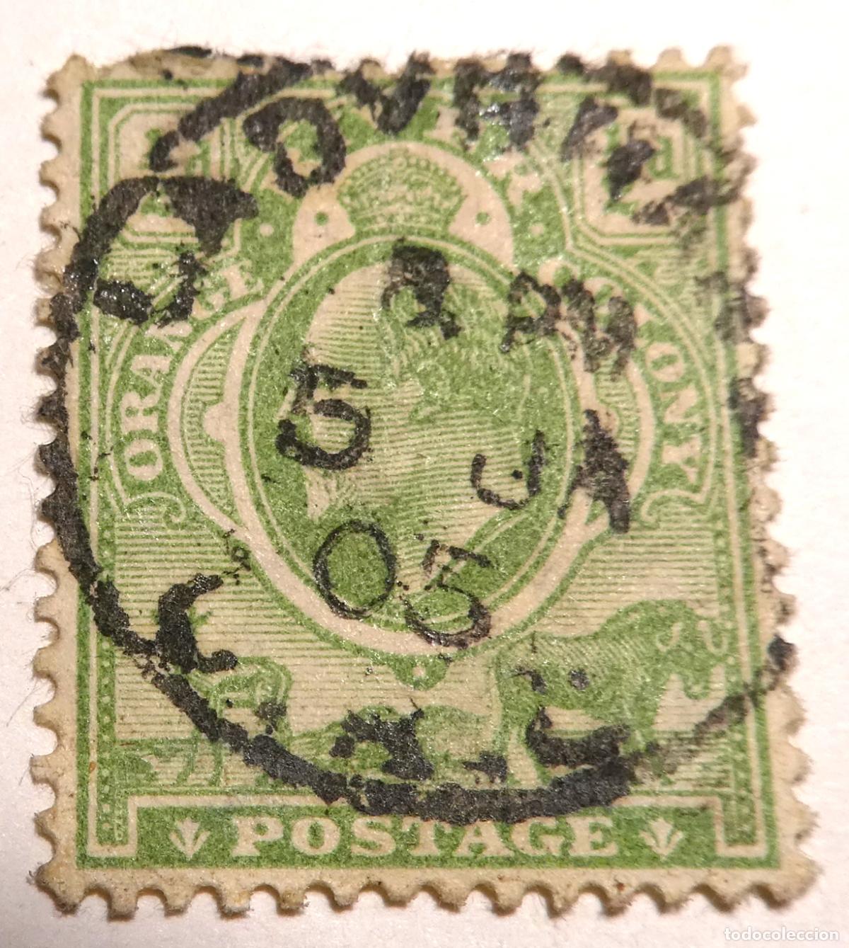 Sellos: Sello 1/2 penique 1903, Colonia del R&iacute;o Orange Eduardo VII