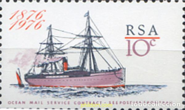 Sellos: 281506 MNH SUDAFRICA 1976 CENTENARIO DEL SERVICIO POSTAL ENTRE GRAN BRETA&Ntilde;A Y CABO DE BUENA ESPERA