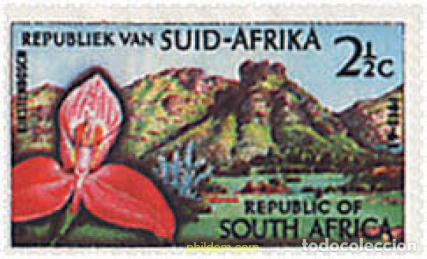 Sellos: 78695 MNH SUDAFRICA 1963 50 ANIVERSARIO DEL JARDIN BOTANICO DE KIRSTENBOSCH