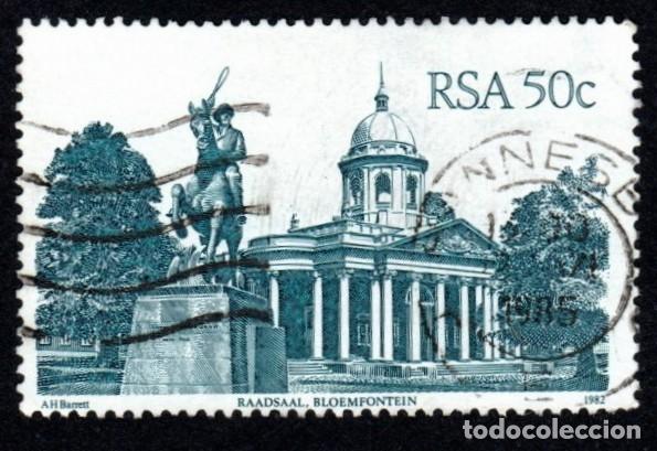 Sellos: R. Sud&aacute;frica. Raadsaal, Bloemfontein. 1982. YT-520. Usado