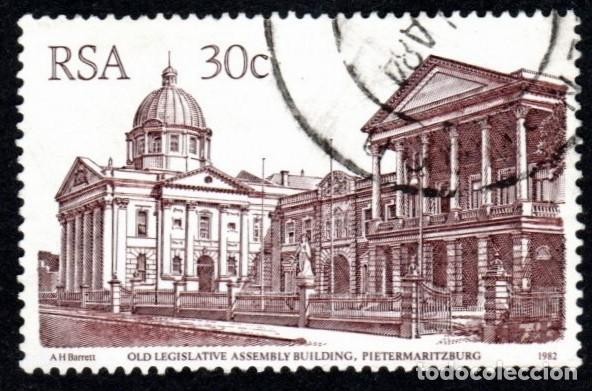 Sellos: R. Sud&aacute;frica. Asamblea Legislativa, Pietermaritzburg. 1982. YT-519. Usado