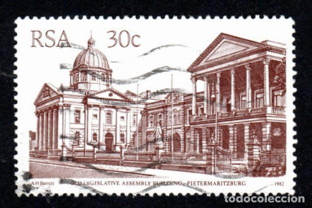 Sellos: R. Sud&aacute;frica. Asamblea Legislativa, Pietermaritzburg. 1982. YT-519. Usado