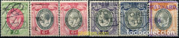 Sellos: 795163 USED SUDAFRICA 1913 JORGE V