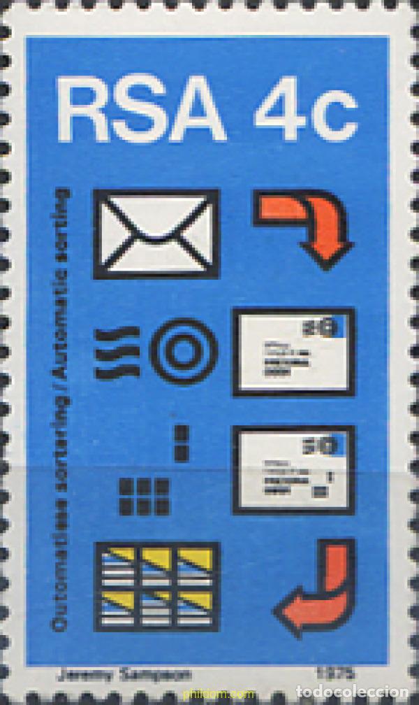 Sellos: 281502 MNH SUDAFRICA 1975 ANIVERSARIO DEL CORREO