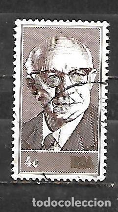 Sellos: 1975: Inauguraci&oacute;n del nuevo mandato presidencial de Nicolaas Diederichs, 1903 - 1978 (usado)