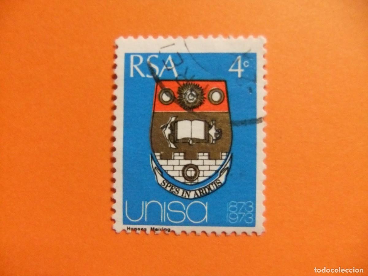 Sellos: 48 RSA 1973 / 100 ANIVERSARIO UNIVERSIDAD / YVERT 341 FU