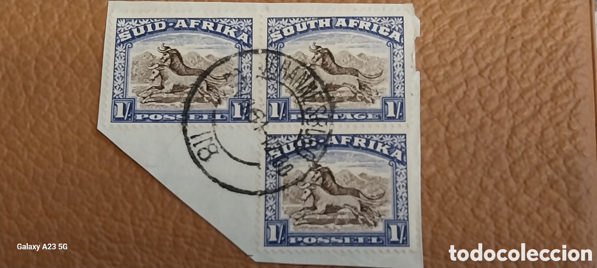 Selos: Sellos Sud&aacute;frica 1939 1s Fauna &Ntilde;us - Cat. Michel 62 / Stanley Gibbons 62