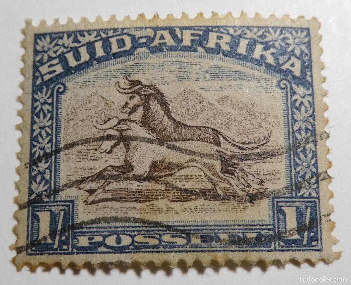 Sellos: Sello postal de Sud&aacute;frica 1 Shilling 1950