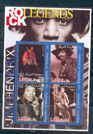 Sellos: Somalia & Jimy Hendrix - Foto 1