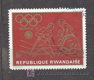 Sellos: RWANDA 1971- MUNICH 72 - Foto 1
