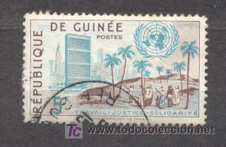 Sellos: REPUBLIQUE DE GUIN&Eacute;E, USADO - Foto 1