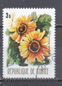 Selos: REPUBLIQUE DE GUIN&Eacute;E- 1974, YVERT TELLIER 523- PREOBLITERADO