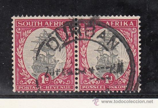 Briefmarken: africa del sur 65, 67 pareja horizontal usada, barco,