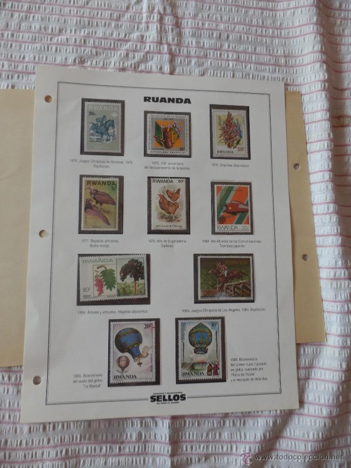Sellos: sellos ruanda nuevos - Foto 1