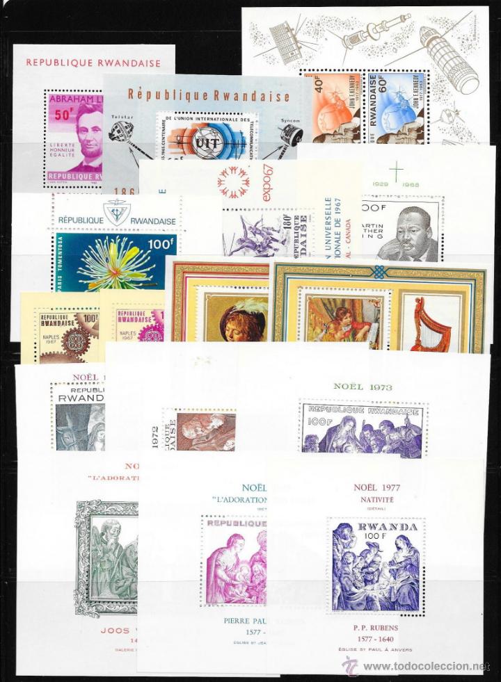 Sellos: RUANDA. CONJUNTO DE SELLOS - Foto 2
