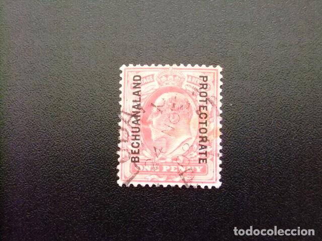 Sellos: 50 BECHUANALAND 1904 1912 EDOUARD VI / YVERT 24 FU