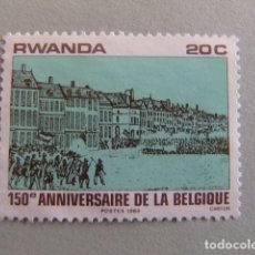 Sellos: RWANDA REPUBLIQUE RWANDAISE 1980 INDEPENDENCIA DE LA BELGICA YVERT Nº 958 NUEVO. Lote 80219733