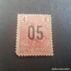 Sellos: GUINÉE,GUINEA FRANCESA,1912,PASTOR FULA,SOBRECARGA,SCOTT-YVERT 56,NUEVO SIN GOMA,(LOTE AG). Lote 152646870