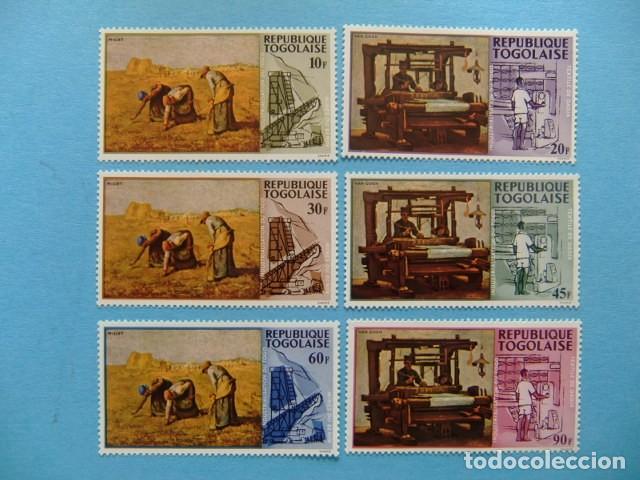 Briefmarken: L139 TOGO (REP. TOGOLAISE) 1968 / INDUSTRALIZACION PINTURAS CUADROS YVERT 560 /65 ** MNH