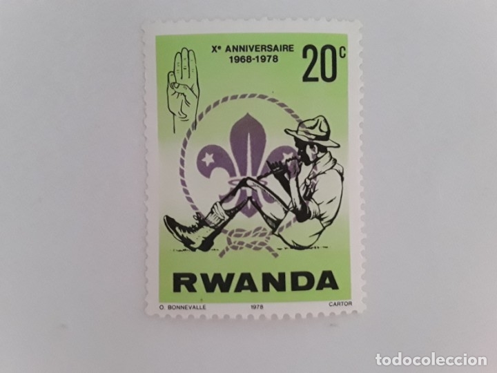 Sellos: RWANDA SELLO USADO - Foto 1