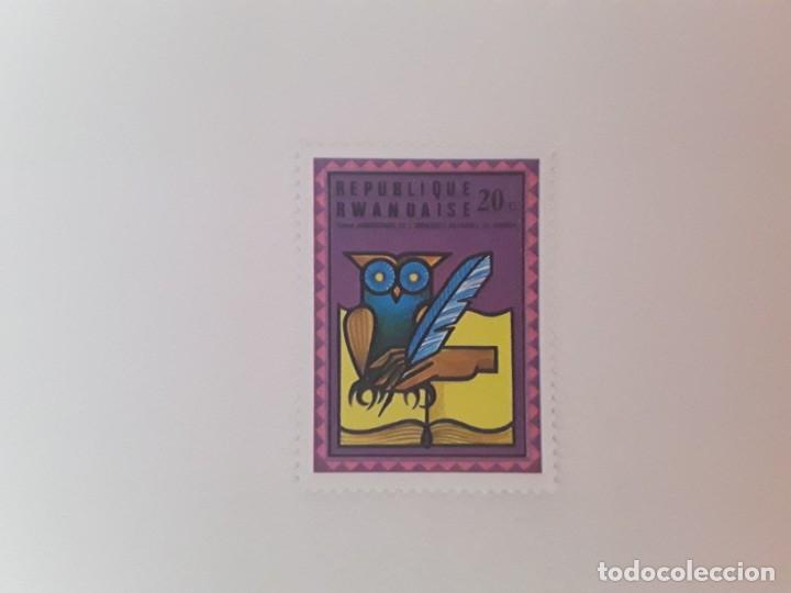 Sellos: RWANDA SELLO USADO - Foto 1
