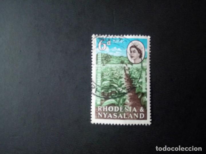 Sellos: RHODESIA NYASALAND 1963, 3 CONGRESO CIENT&Iacute;FICO DEL TABACO