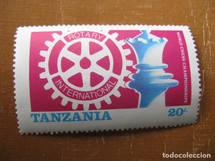 Timbres: tanzania, campeonato mundial de ajedrez